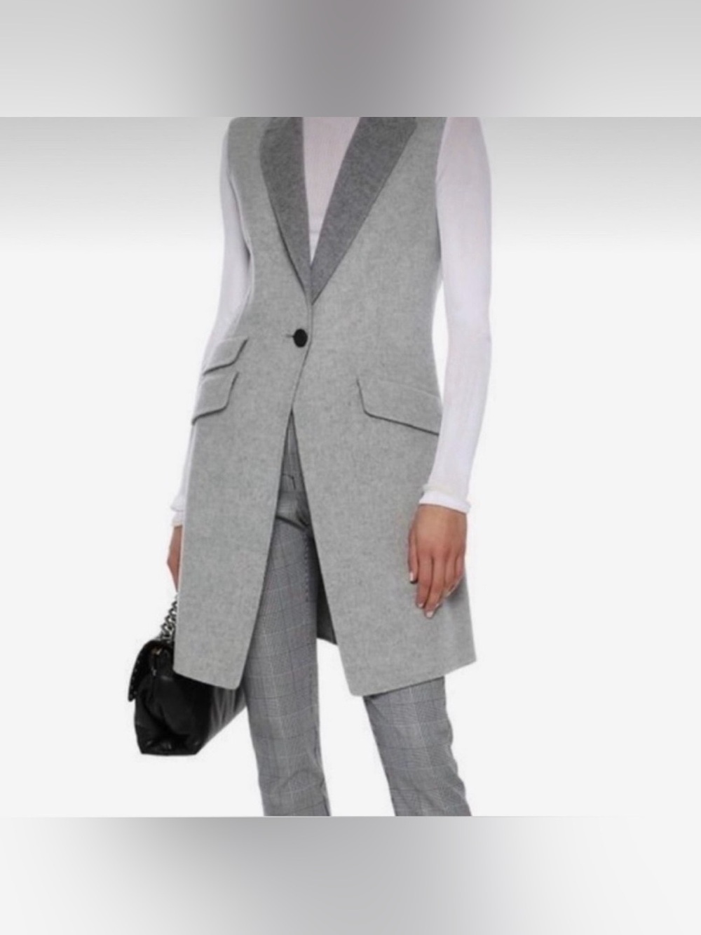 Rag & Bone Duchess Grey
Women's Vest Wool/Cashmere size 12